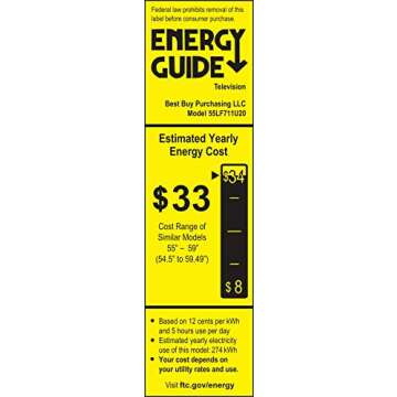 TOSHIBA 55LF711U20 55-inch Smart 4K UHD with Dolby Vision TV - Fire TV Edition