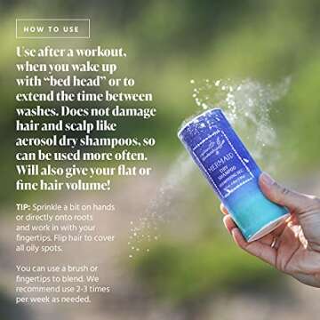 Captain Blankenship Dry Shampoo Powder for Light Hair