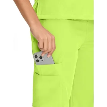 COZYFIT Unisex Scrubs Set - V-Neck & Straight Leg Pants