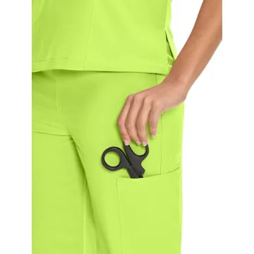COZYFIT Unisex Scrubs Set - V-Neck & Straight Leg Pants