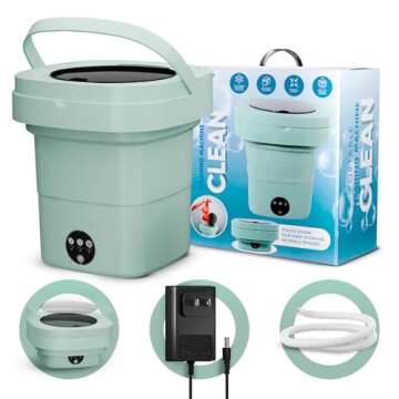 iJoy Portable Washing Machine for Efficient Small Laundry