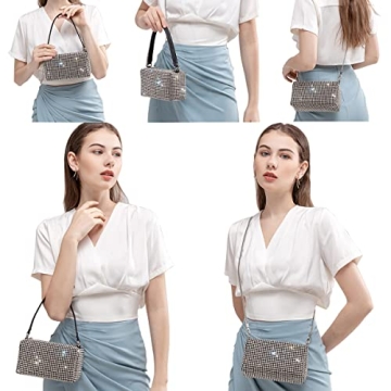 BBTT.ful Bling Rhinestone Evening Clutch Handbag for Women