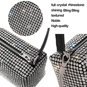 BBTT.ful Bling Rhinestone Evening Clutch Handbag for Women