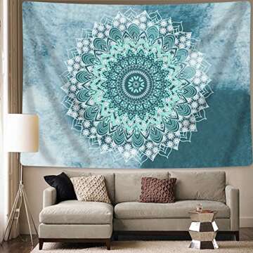 Bohemian Mandala Tapestry Wall Hanging for Home Decor