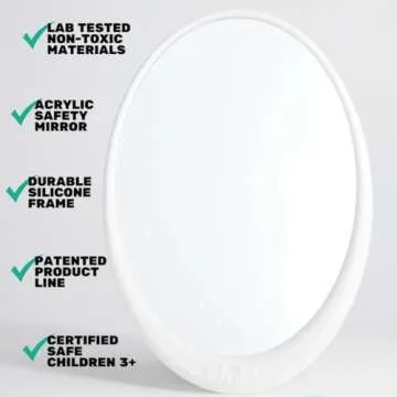 Ehde The Original Toilet Mirror | Toddler, Child & Special Needs Potty Training Aid, Postpartum & Feminine Hygiene, Personal Wiping & Grooming, Non-Toxic, Eco-Friendly, Lab Tested & Safe for Kids 3+