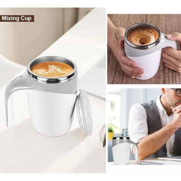 Automatic Self Stirring Coffee Mug - 13oz Pink