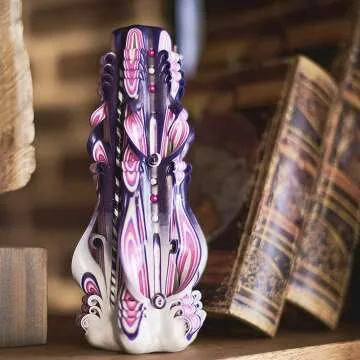 Handmade Carved Candles - Long Burning Luxury Decor