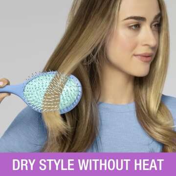 Conair No Frizz Days XL Cushion Hairbrush for Smooth Hair
