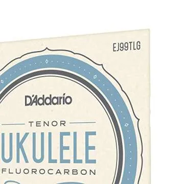 D'Addario Tenor Ukulele Strings, Fluorocarbon, Low-G