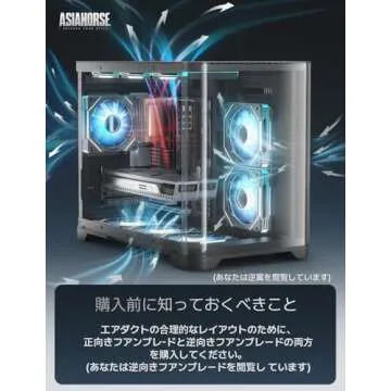 Asiahorse FS-9001 PWM RGB Case Fan - 3 Pack 120mm