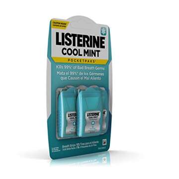 Listerine Cool Mint Pocketpaks - Fresh Breath Anytime