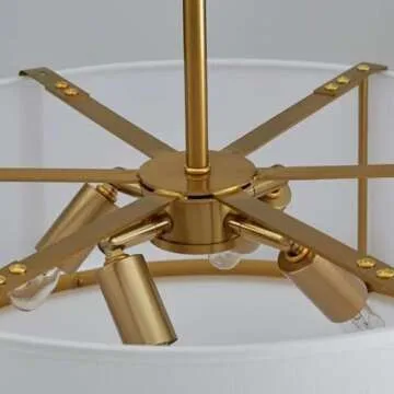 Modern Drum Chandelier for Elegant Living Spaces