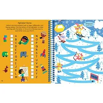 Wipe Clean Preschool Activity Book for Kids Ages 3 to 5: ABCs, Counting, Opposites, Shapes, Tracing, Pen Control and More (Start Little Learn Big Series)