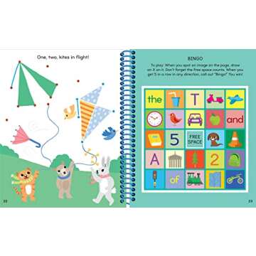 Wipe Clean Preschool Activity Book for Kids Ages 3 to 5: ABCs, Counting, Opposites, Shapes, Tracing, Pen Control and More (Start Little Learn Big Series)