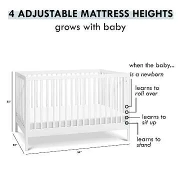DaVinci Birdie 3-in-1 Convertible Crib with GREENGUARD Safety