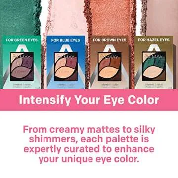 Almay Eyeshadow Palette for Sensitive Eyes, Longlasting Colors