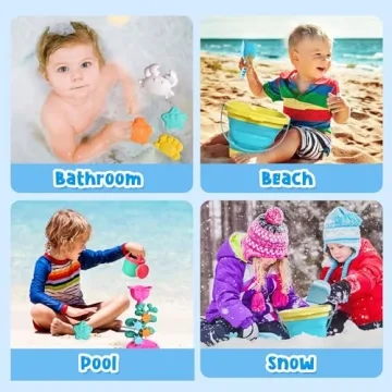 12-Piece Kids Sand Toys Set for Beach Fun and Creativity