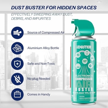 iDuster Compressed Air Duster for Electronics Cleaning