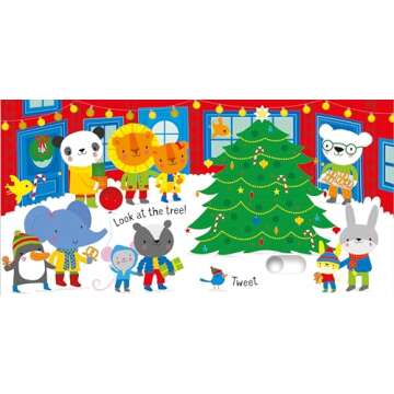 Slide and See Christmas: A Vivid and Interactive Board Book for Babies, Full of Sliding Panels, Chri...