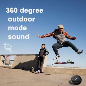 Outdoor Waterproof Bluetooth Shower Speaker - Portable Mini Music Companion for Adventure