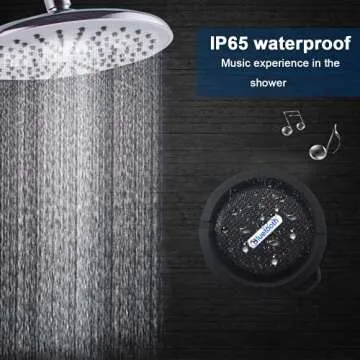 Outdoor Waterproof Shower Speaker, Portable & Compact