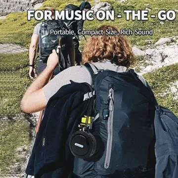 Outdoor Waterproof Shower Speaker, Portable & Compact