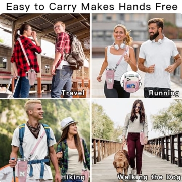 Janhavi Initial Carrier for Stanley Tumbler 40 oz with Strap