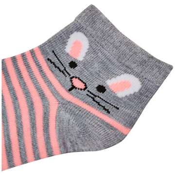 Cherokee Toddler Girls 12 Pack Shorty Socks Set
