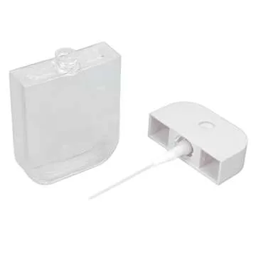 5pcs Nail Polish Remover Holder Container, 1.7oz/50ml Portable Refillable Clear Empty Travel Bottles for Nail Polish and Makeup Remover