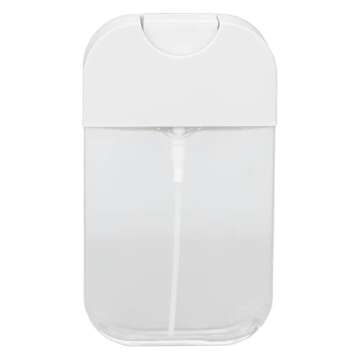 5pcs Nail Polish Remover Holder Container, 1.7oz/50ml Portable Refillable Clear Empty Travel Bottles for Nail Polish and Makeup Remover