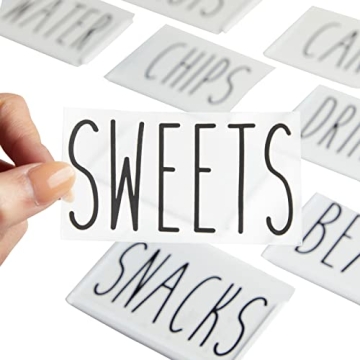 Metal Basket Label Clips for Kitchen Storage Organization