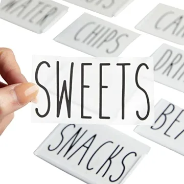 Metal Basket Label Clips for Kitchen Storage Organization