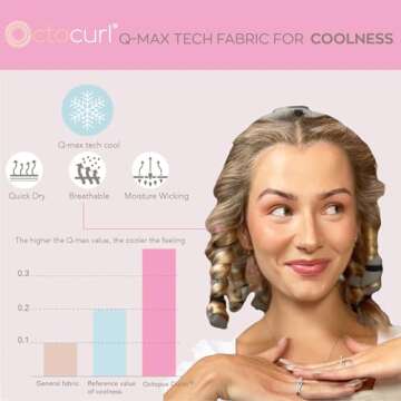 Octocurl Heatless Hair Curler - Overnight Curls for Long Hair