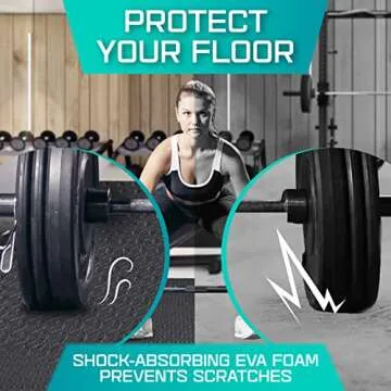 Yes4All Interlocking Foam Mats - Versatile Floor Tiles
