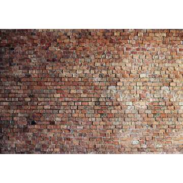 Brick Wall Photo Backdrop,Yeele 10x8ft Vinyl Vintage Red Brick Photography Backdrop Newborn Baby Birthday Party Wedding Graduation Decoration Photographic Studio Background Adults Portrait Wallpaper