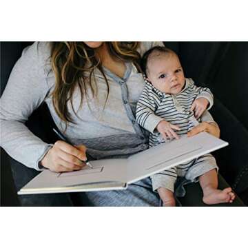 Pearhead Hello Baby First 5 Years Memory Book, Gender-Neutral Baby Keepsake for New and Expectant Pa...