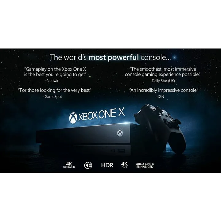 Xbox One X 1TB Console - Enhanced Gaming Experience