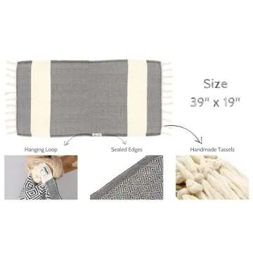 Bazaar Anatolia Decorative Hand Towels Set of 4 - 100% Cotton