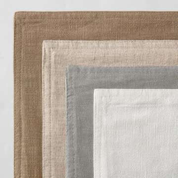 MIULEE Neutral Linen Pillow Covers - Soft and Stylish