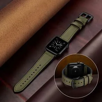 OUHENG Premium Sweatproof Apple Watch Band for All Models