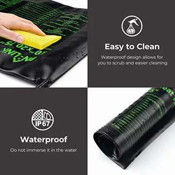 BN-LINK Seedling Heat Mat Heating Pad 10" x 20.75" with Digital Thermostat Controller Combo Set Waterproof for Indoor Seed Starting and Plant Germination