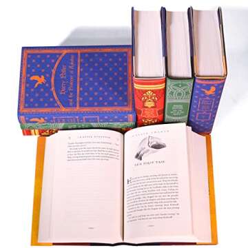 Juniper Books Harry Potter Boxed Set: House Mashup Edition | 7-Volume Hardcover Book Set with Custom Designed Dust Jackets published by Scholastic | J.K. Rowling | Includes all 7 Harry Potter Books