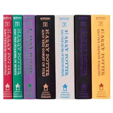 Juniper Books Harry Potter Boxed Set: House Mashup Edition | 7-Volume Hardcover Book Set with Custom Designed Dust Jackets published by Scholastic | J.K. Rowling | Includes all 7 Harry Potter Books