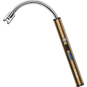 RONXS Electric Lighter - Rechargeable Arc USB Candle Lighter with Flexible Neck