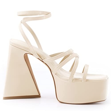 Coutgo Women's Platform High Heels - Stylish Summer Sandals