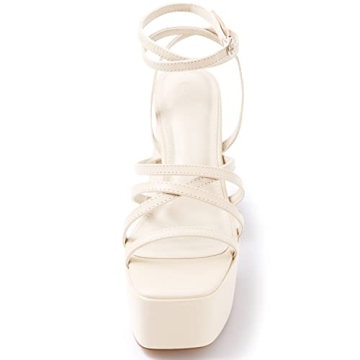 Coutgo Women's Platform High Heels - Stylish Summer Sandals