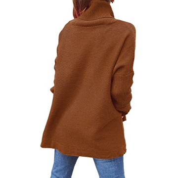Chic ANRABESS Oversized Turtleneck Sweater for Fall