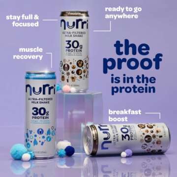 Nutritious Nurri Chocolate Protein Shake - Lactose Free 30g Protein