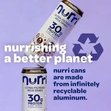 Nutritious Nurri Chocolate Protein Shake - Lactose Free 30g Protein