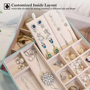 Stylish ProCase Jewelry Box Organizer for Elegant Storage